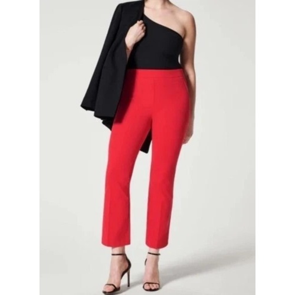 Spanx‎ 20367T On-the-Go Kick Flare Pants Classic Red 28x25